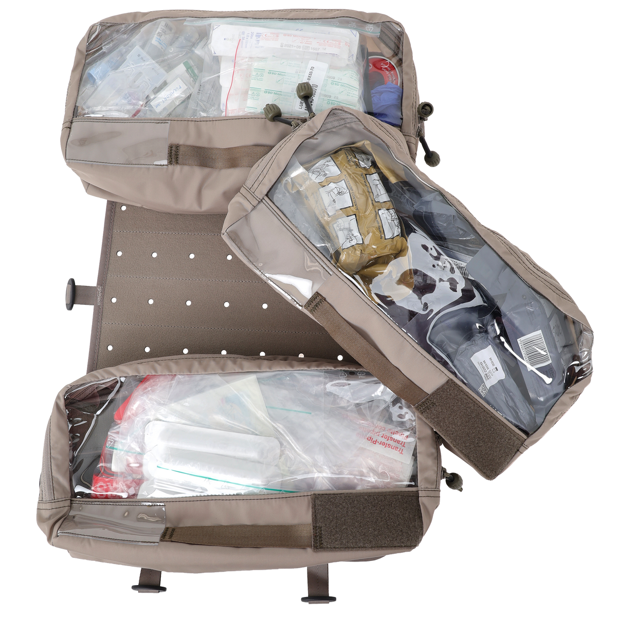 Snigel Large Insert Pouch 1.0 – insatsficka med kardborre, 33×16×10 cm, FM grå
