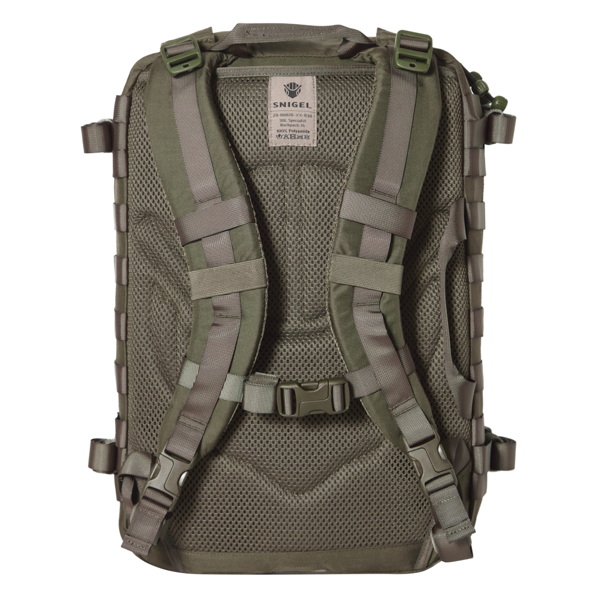 Snigel Specialist Backpack 30L – modulär insatsryggsäck, grå
