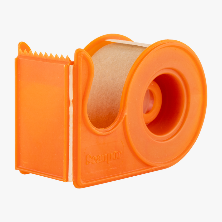 Scanpor Tape 2,5 cm x 10 m med hållare